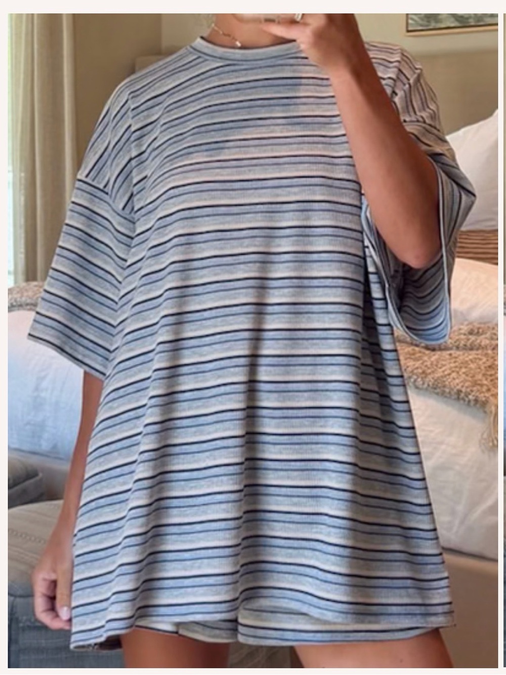 NEW Jovi Waffle Knit Tee + Shorts Set | Greystone from Shop Talulah